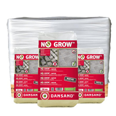 Weed Free Paving Sand Weed Inhibitor Half Pallet 24x 20kg Bags Natural Paving Grout Dansand