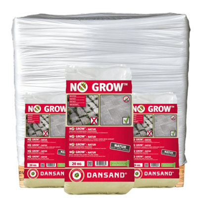 Weed Free Paving Sand Weed Inhibitor Pallet 49x 20kg Bags Natural Paving Grout Dansand