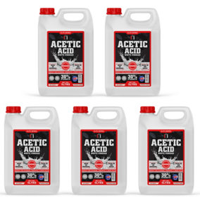 Weed Killer Path Cleaner Acetic Concentrated 30% 25 Litre Glyphosate Free - Double Strength White Vinegar