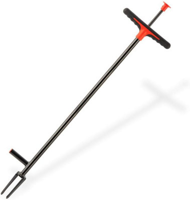 Weed Puller Stand Up Weeder Hand Tool with 2 Claws Foot Pedal Long Root ...