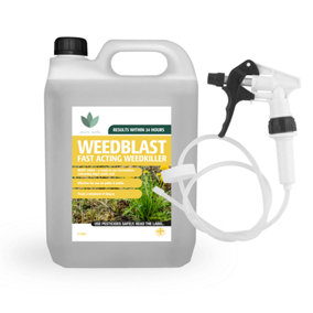 Weedblast Fast Acting Weedkiller 5 Litre with Long Hose Trigger