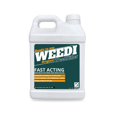 WEEDI Bio Weed Killer Naturally Degrades Glyphosate Free Fast Acting Pet owners 1st choice (5L)