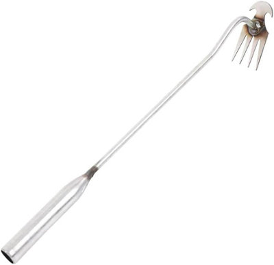 Weeding tool Uprooting weeding tool 4 tooth manual weeding rake Long ...