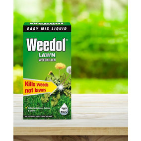 Weedol Lawn Weedkiller Concentrate 250ml Liquid Lawn Friendly