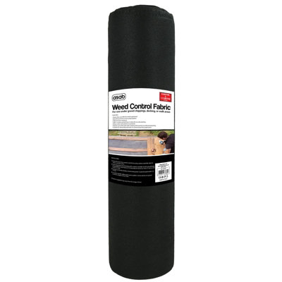 Weedstop 1.5m x 8m Weed Control Ground Sheet Matting Fabric Membrane Cover 50gsm