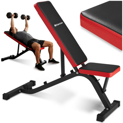 Weight Bench - 4 step adjustable backrest, 2 step adjustable seat ...