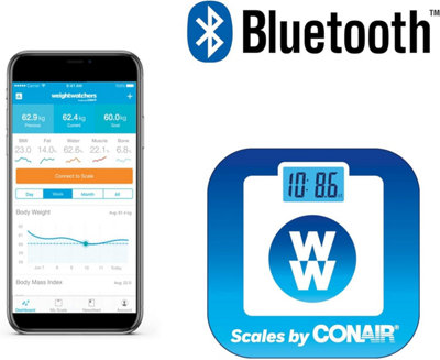 Weight Watchers Bluetooth Ready Smart Body Analyser Scale 8922U - 5
