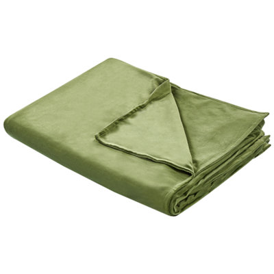 Weighted Blanket Cover 1100 kg RHEA 150 x 200 cm Dark Green