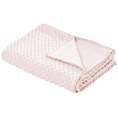 Weighted Blanket Cover 135 x 200 cm Pink CALLISTO