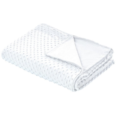Weighted Blanket Cover 150 x 200 cm White CALLISTO
