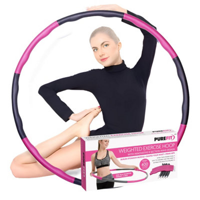Weighted Hula Hoop 95CM 1.2Kg Adjustable Fitness Weight Lose  display picture 1