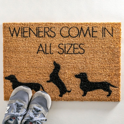 Weiners Come In All Sizes Doormat