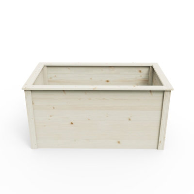 Weka Raised Bed 133cm x 72cm - Natural Finish