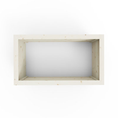 Weka Raised Bed 133cm x 72cm - Natural Finish