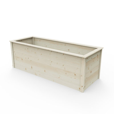 Weka Raised Bed 133cm x 72cm - Natural Finish