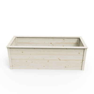 Weka Raised Bed 133cm x 72cm - Natural Finish