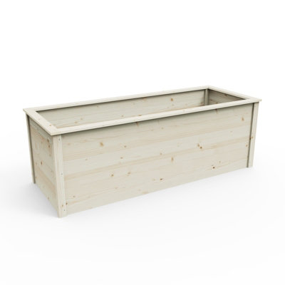 Weka Raised Bed 198cm x 72cm - Natural Finish