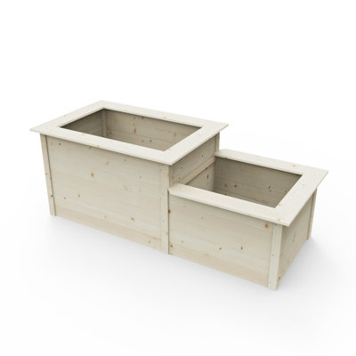 Weka Raised Bed 205cm x 79cm - Natural Finish