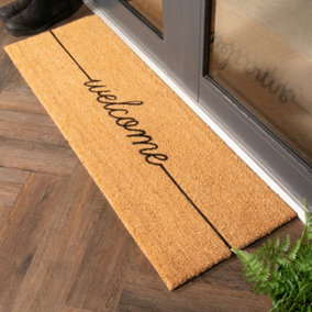 Welcome Patio Doormat - Double Door 120x40cm