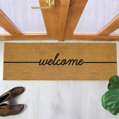 Welcome Patio Doormat - Double Door 120x40cm - 4