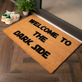 Welcome to the Darkside Country Size Coir Doormat