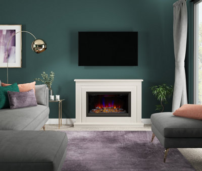 Wellbank Cashmere Timber Electric Fireplace