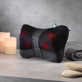 Wellbeing Black Mini Massage Cushion