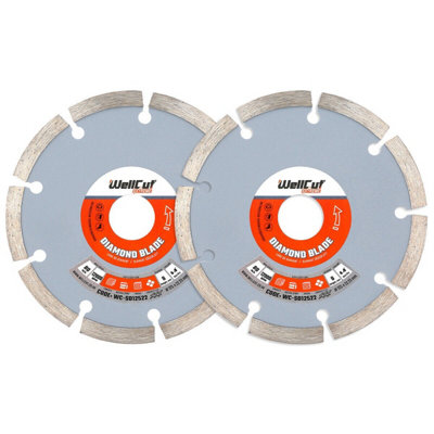 WellCut Extreme Diamond Blade 125mm x 22.23mm Bore Pack of 2