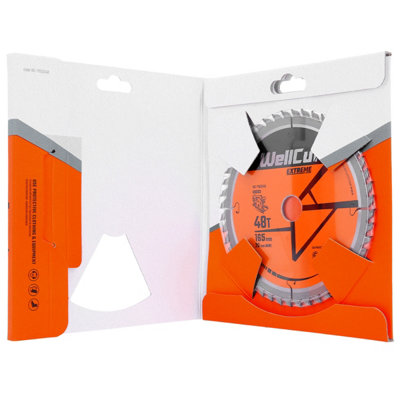 WellCut TCT Extreme Circular Saw Plunge Saw Blade 165mm x 20mm x 48T ...