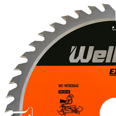 WellCut TCT Extreme Mitre Saw Table Saw Blade 216mm x 30mm x 48T ...