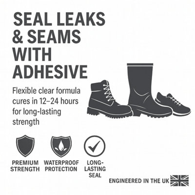 Wellington Boot Repair Kit Waterproof Adhesive & Patch Tape Set for ...