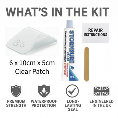 Wellington Boot Repair Kit Waterproof Adhesive & Patch Tape Set for ...