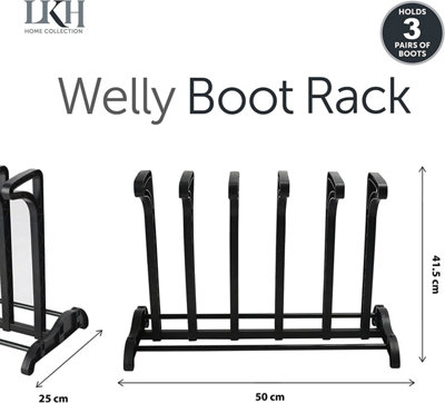 Wellington Boot Stand - 3 Pair