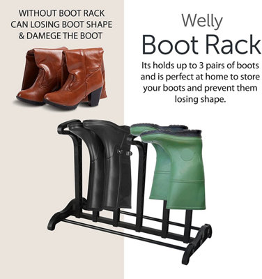 Wellington Boot Stand - 3 Pair