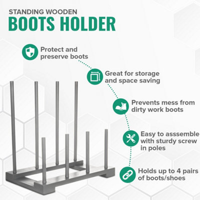 Wellington Boot Storage Holder Rack