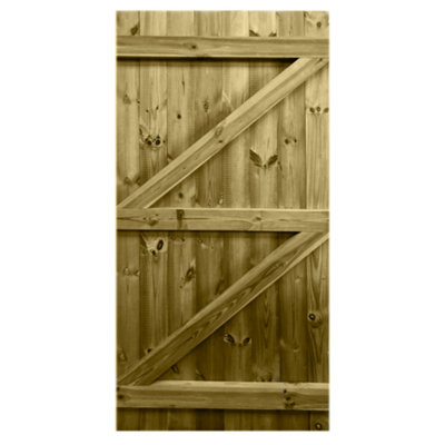 Wellington Tongue & Groove Side Gate - 1500mm High x 1000mm Wide - Left Hand Hung