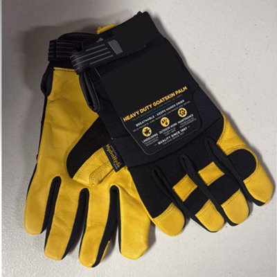 Wells Lamont 3 Pack HydraHyde Leather Work Gloves Heavy Duty M L XL