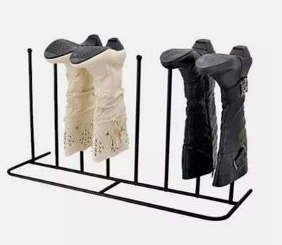 Welly Boot Rack for Indoor/Outdoor 4 Pair Neat and Tidy Boot Organiser