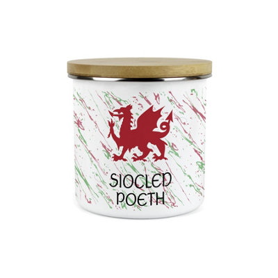 Welsh Dragon Siocled Poeth Canister - Cymru Wales Homewares Gifts - 1 ...