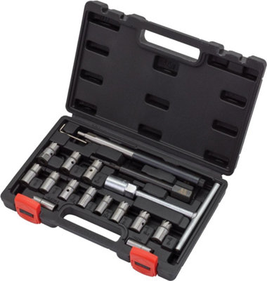 Welzh Werkzeug 17 Piece Injectors Seat Cleaner Universal Use 1014-2-WW