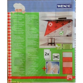 Wenko Steam Flat Filter (Pack of 20) White (57 x 47cm)