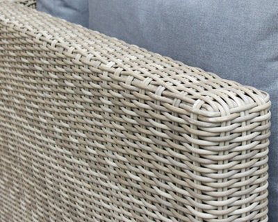 Wentworth 4 Seater Multi Relaxer Set with Cushions - Synthetic Rattan - H52 x W75 x L40 cm - Natural - 4