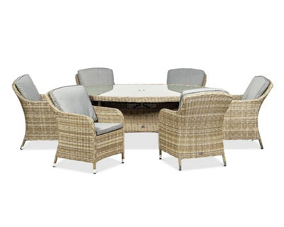 WENTWORTH 6 Seater Ellipse Imperial Dining Set