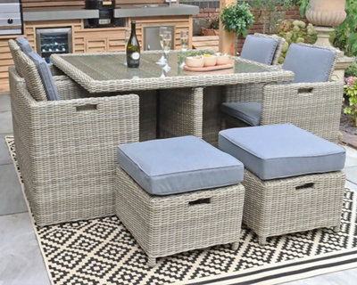 WENTWORTH 8 Seater Square Cube Set