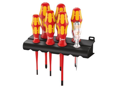 Wera 05006480001 Kraftform Plus 160is VDE Slimline Set, 7 Piece WER006480