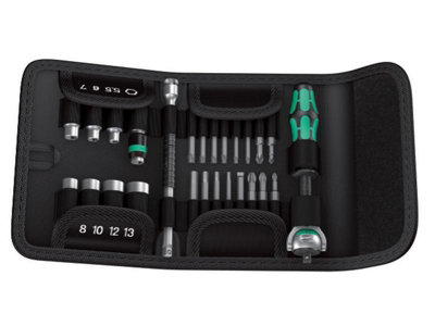 Wera 05051045001 KK Zyklop Speed Ratchet & Socket Set of 26 Metric 1/4in Drive WER051045
