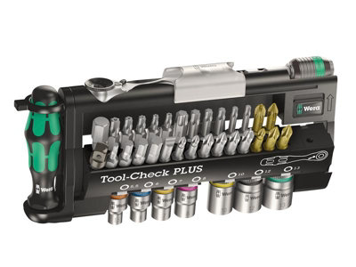 Wera 05056490001 Tool-Check Plus Tool Set of 39 1/4in Drive WER056490