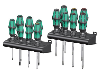 Wera 05105630001 Kraftform Bigpack 300 Lasertip Screwdriver Set, 14 Piece WER105630