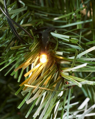 WeRChristmas Green Pre-Lit Scandinavian Blue Spruce Christmas Tree 4 ft