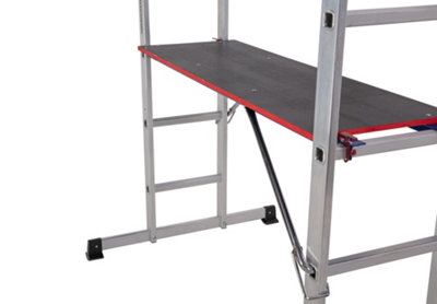 Werner Combination Ladder 5 in 1 with Platform